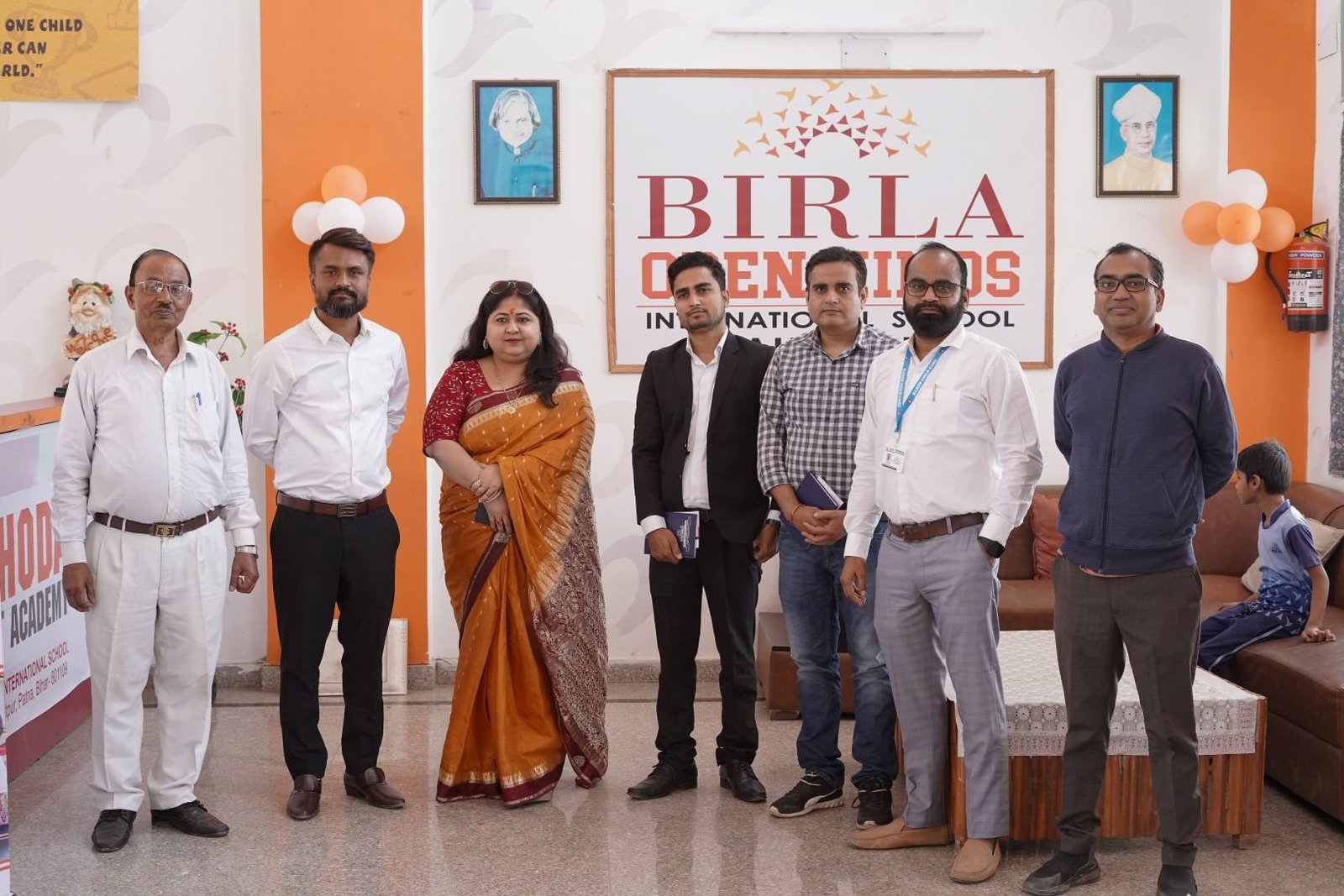 BOMIS Naubatpur leadership and school community