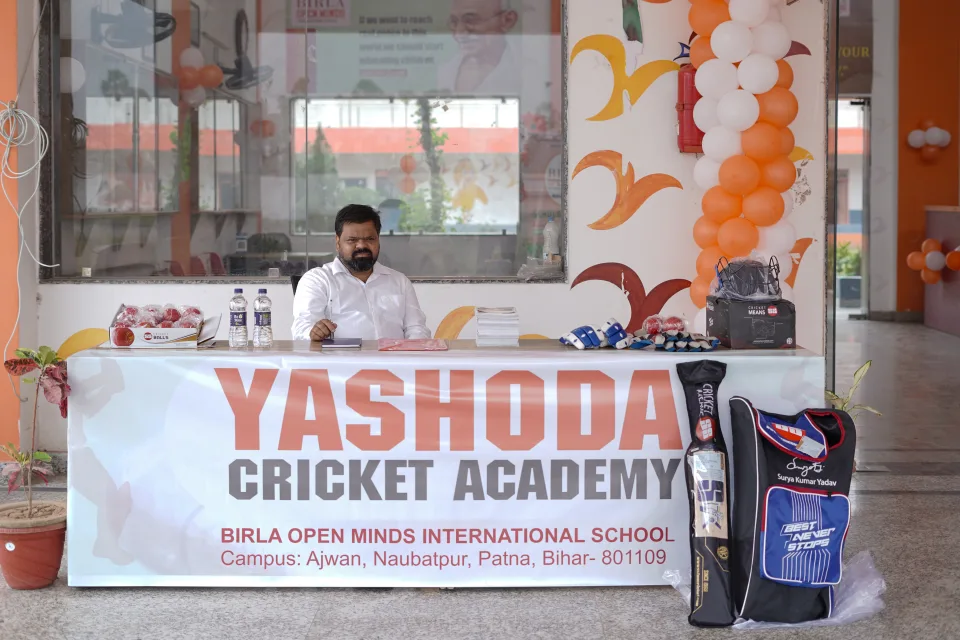 Students participating in YCA activities at BOMIS Naubatpur