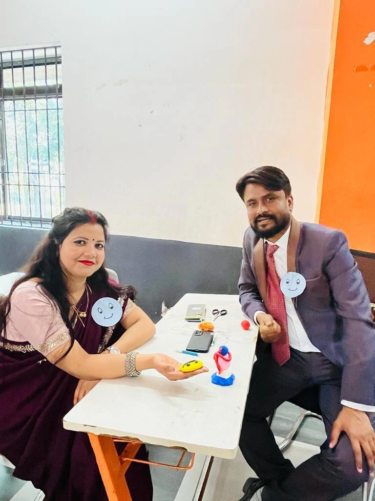 Students and teachers during school life activities at BOMIS Naubatpur