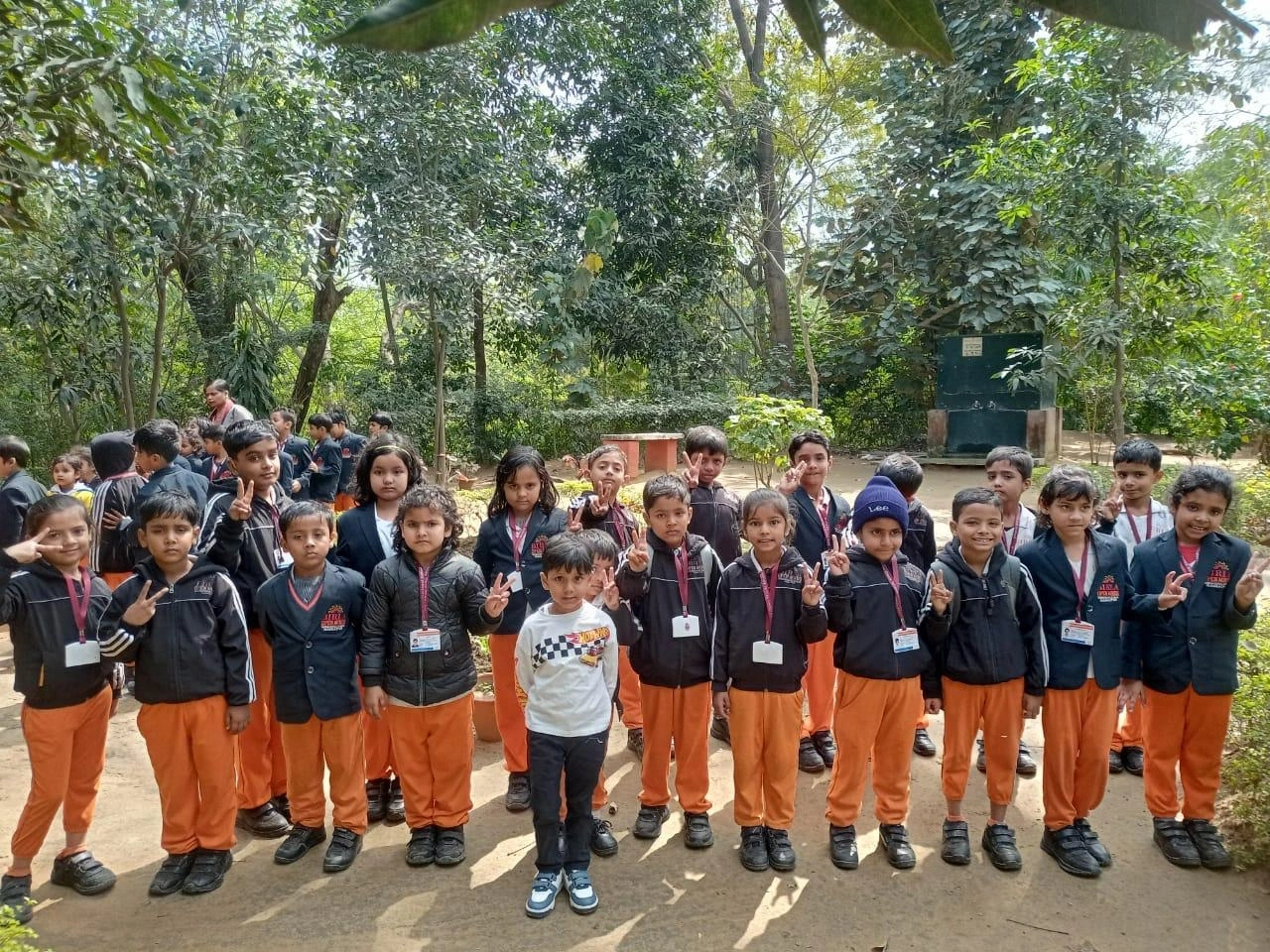 Students and teachers during school life activities at BOMIS Naubatpur