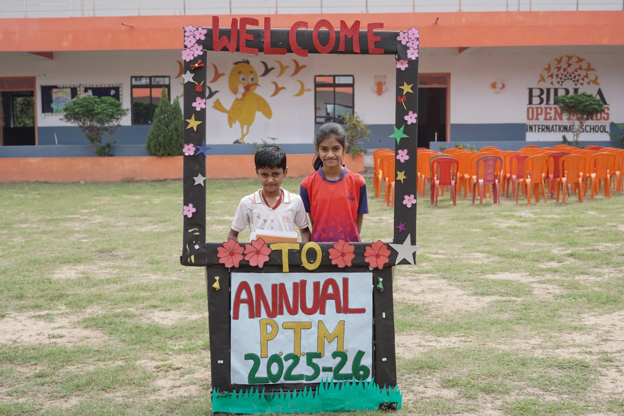 Parents and teachers during the 2026 annual parent–teacher meeting at BOMIS Naubatpur