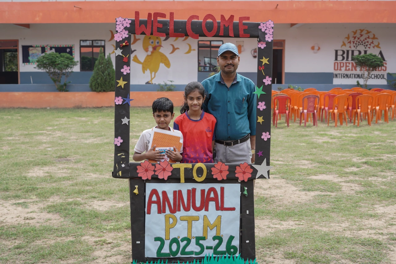 Parents and teachers during the 2026 annual parent–teacher meeting at BOMIS Naubatpur