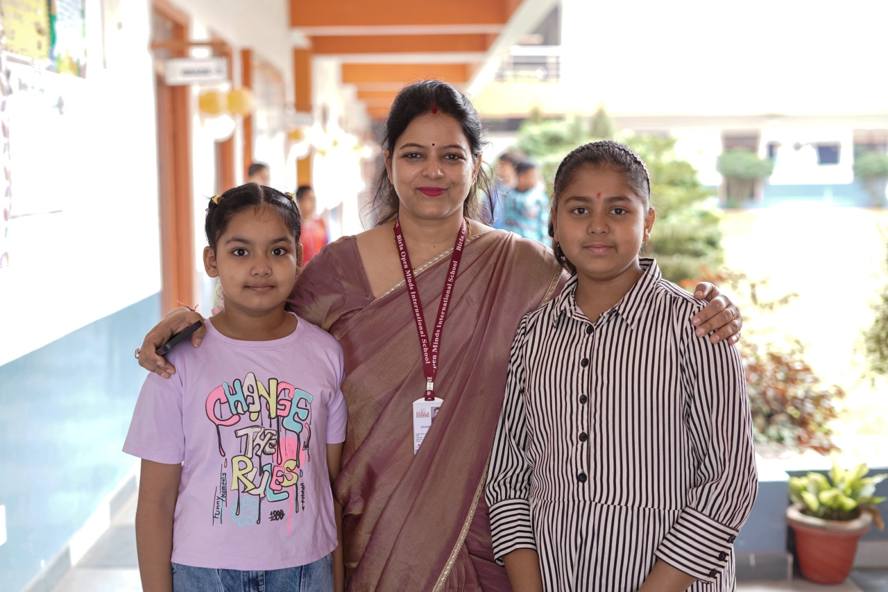 Parents and teachers during the 2026 annual parent–teacher meeting at BOMIS Naubatpur