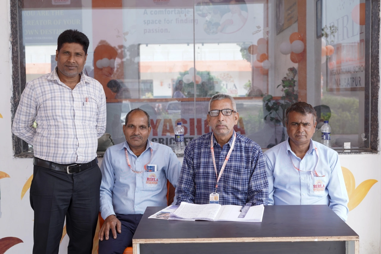 Parents and teachers during the 2026 annual parent–teacher meeting at BOMIS Naubatpur