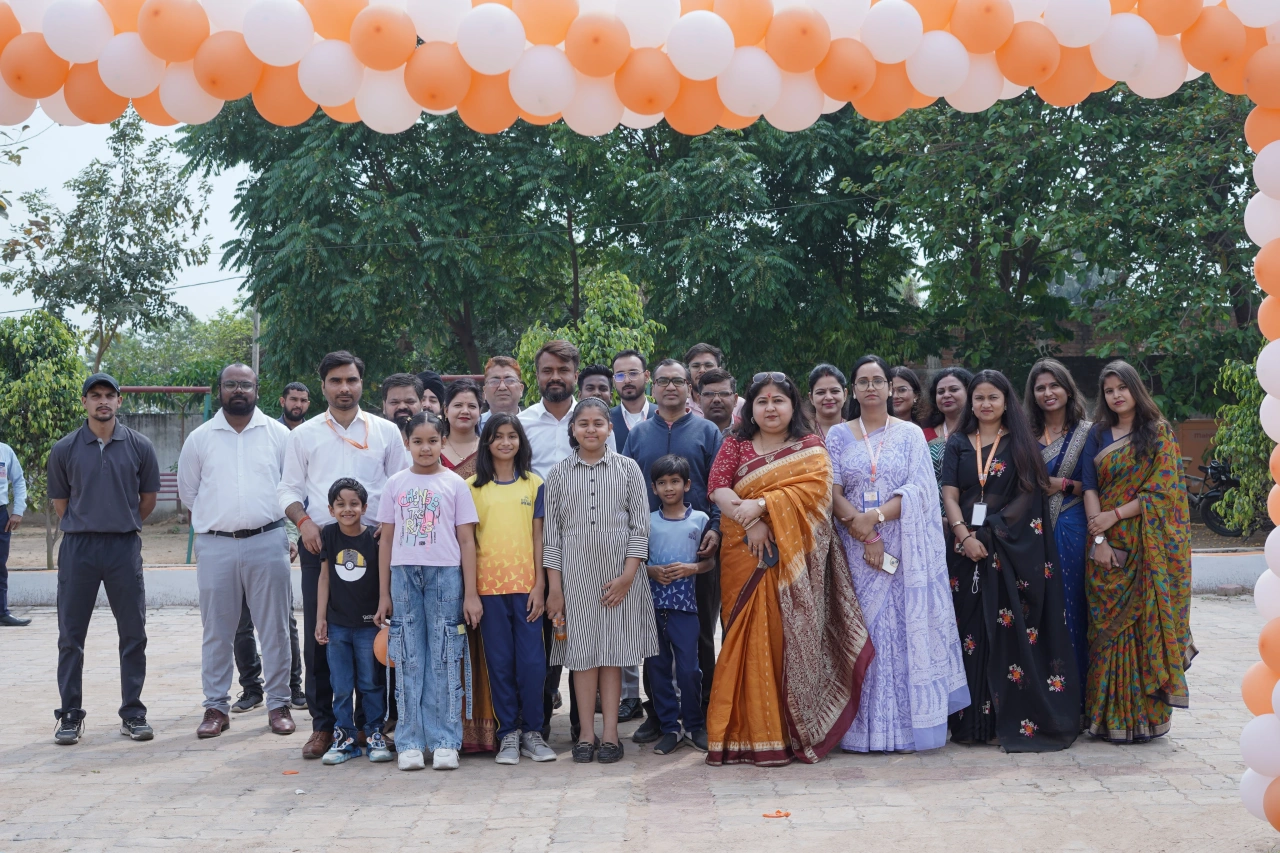 Students participating in YCA activities at BOMIS Naubatpur