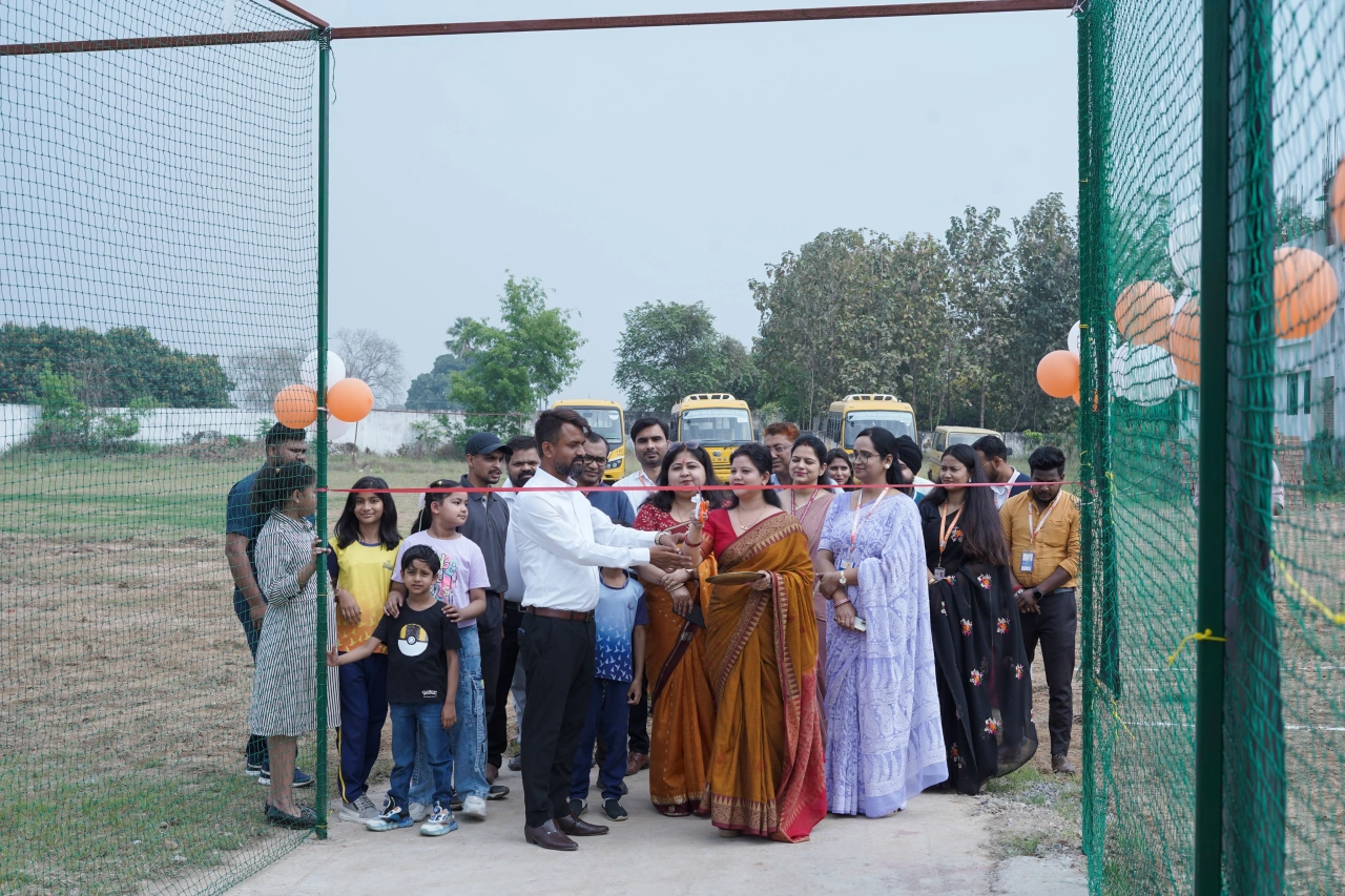 Students participating in YCA activities at BOMIS Naubatpur
